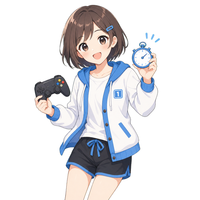 ゲームを案内するマスコットキャラクター